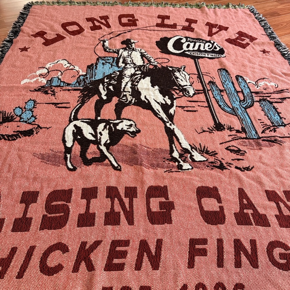 Raising Cane's Western Blanket